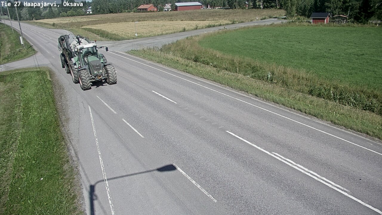 Kelikamerat Kuva Tie 27 Haapajärvi, Oksava, Haapajärvi, Pohjois-Pohjanmaa