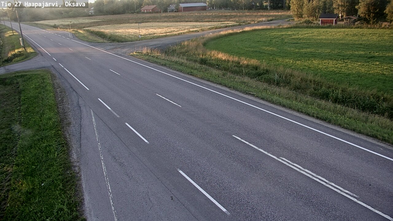 Kelikamerat Kuva Tie 27 Haapajärvi, Oksava, Haapajärvi, Pohjois-Pohjanmaa