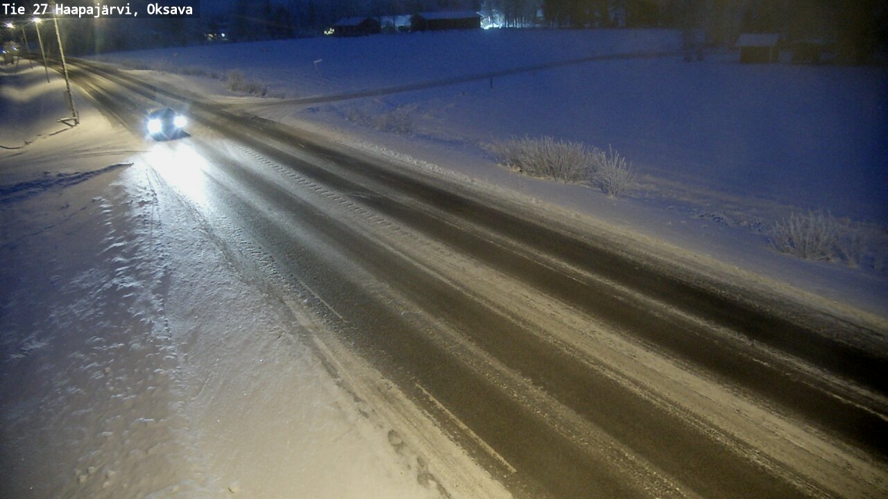 Kelikamerat Kuva Tie 27 Haapajärvi, Oksava, Haapajärvi, Pohjois-Pohjanmaa