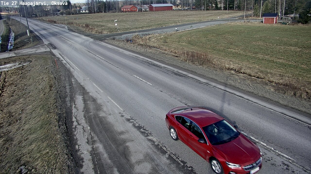 Weather Camera Image Road 27 Haapajärvi, Oksava, Haapajärvi, Pohjois-Pohjanmaa