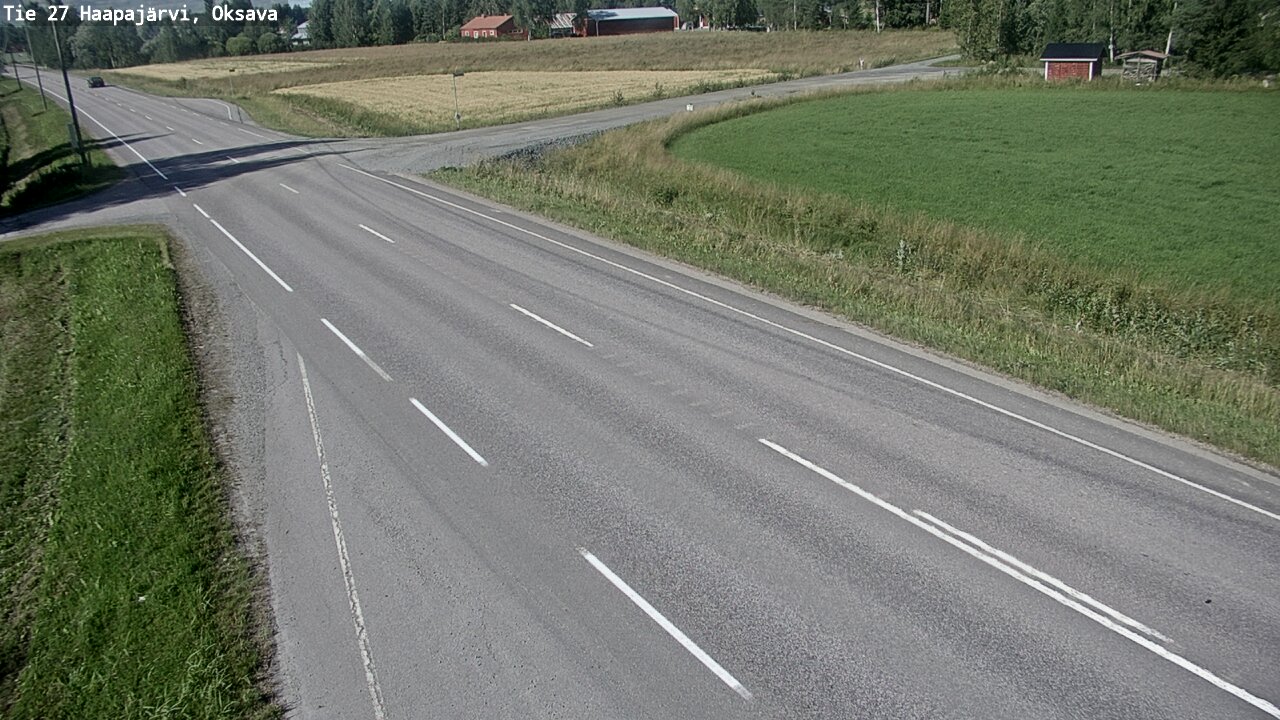 Kelikamerat Kuva Tie 27 Haapajärvi, Oksava, Haapajärvi, Pohjois-Pohjanmaa
