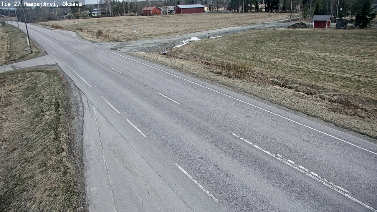 Kelikamerat Kuva Tie 27 Haapajärvi, Oksava, Haapajärvi, Pohjois-Pohjanmaa