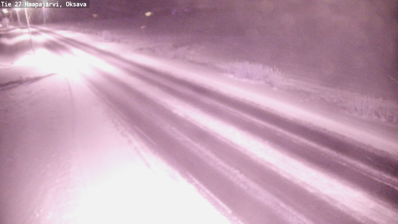 Kelikamerat Kuva Tie 27 Haapajärvi, Oksava, Haapajärvi, Pohjois-Pohjanmaa