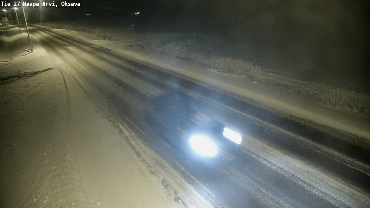 Kelikamerat Kuva Tie 27 Haapajärvi, Oksava, Haapajärvi, Pohjois-Pohjanmaa