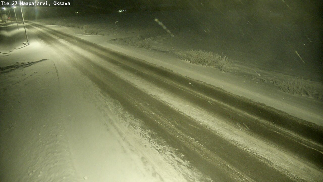 Kelikamerat Kuva Tie 27 Haapajärvi, Oksava, Haapajärvi, Pohjois-Pohjanmaa