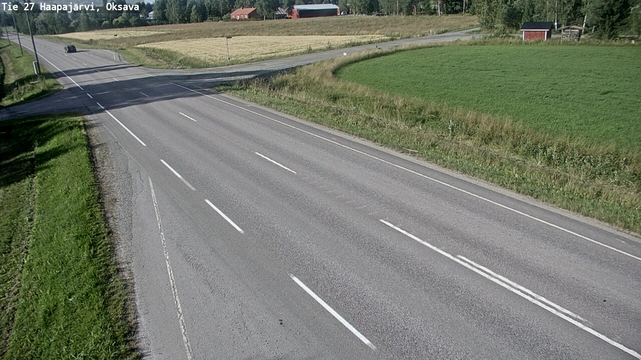 Kelikamerat Kuva Tie 27 Haapajärvi, Oksava, Haapajärvi, Pohjois-Pohjanmaa