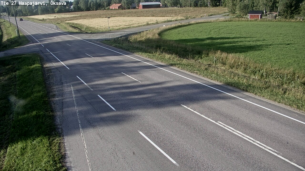 Kelikamerat Kuva Tie 27 Haapajärvi, Oksava, Haapajärvi, Pohjois-Pohjanmaa