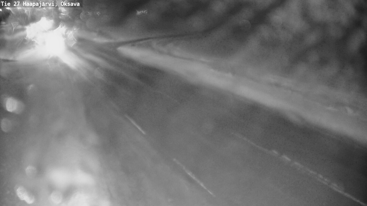 Weather Camera Image Väg 27 Haapajärvi, Oksava, Haapajärvi, Pohjois-Pohjanmaa