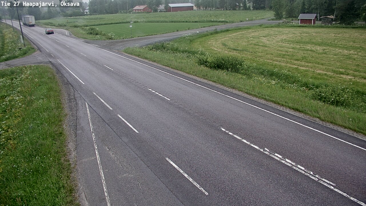 Kelikamerat Kuva Tie 27 Haapajärvi, Oksava, Haapajärvi, Pohjois-Pohjanmaa