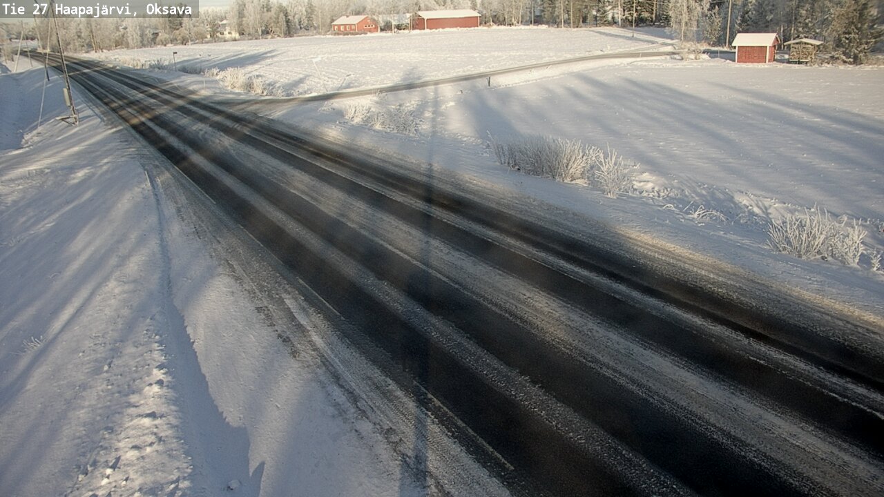 Weather Camera Image Road 27 Haapajärvi, Oksava, Haapajärvi, Pohjois-Pohjanmaa