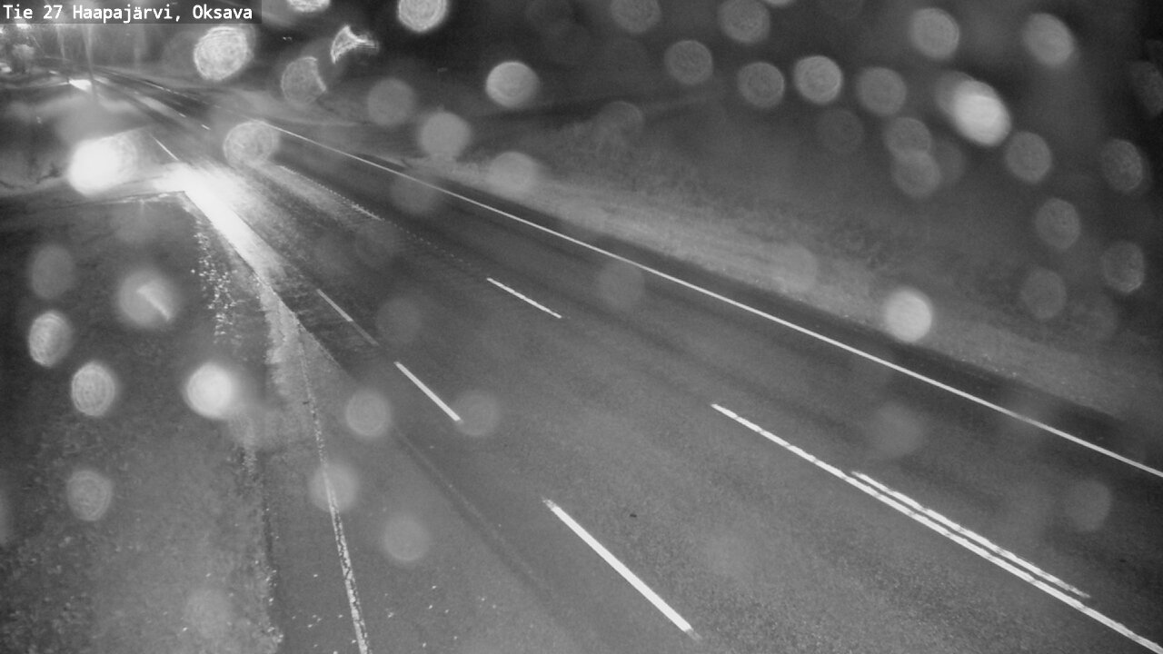Weather Camera Image Road 27 Haapajärvi, Oksava, Haapajärvi, Pohjois-Pohjanmaa