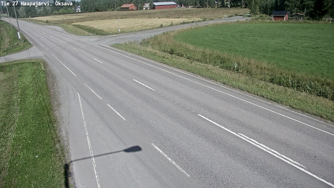 Kelikamerat Kuva Tie 27 Haapajärvi, Oksava, Haapajärvi, Pohjois-Pohjanmaa