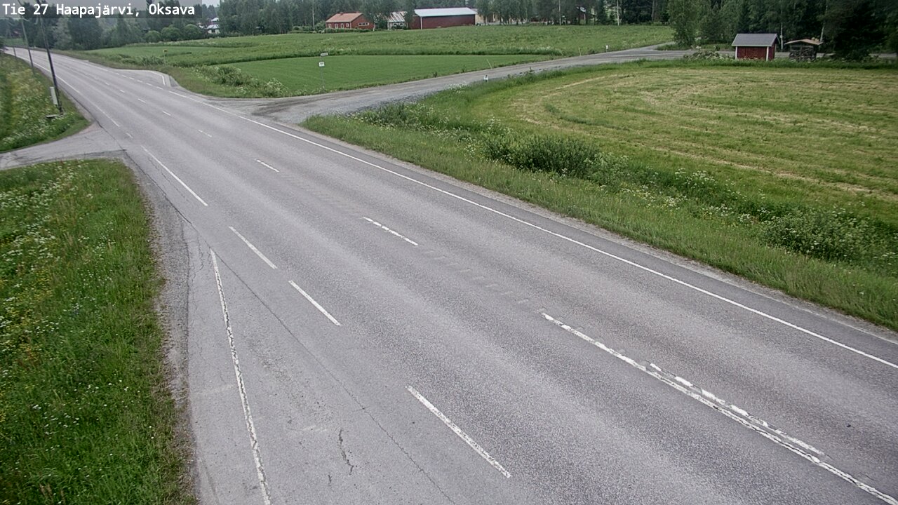 Kelikamerat Kuva Tie 27 Haapajärvi, Oksava, Haapajärvi, Pohjois-Pohjanmaa