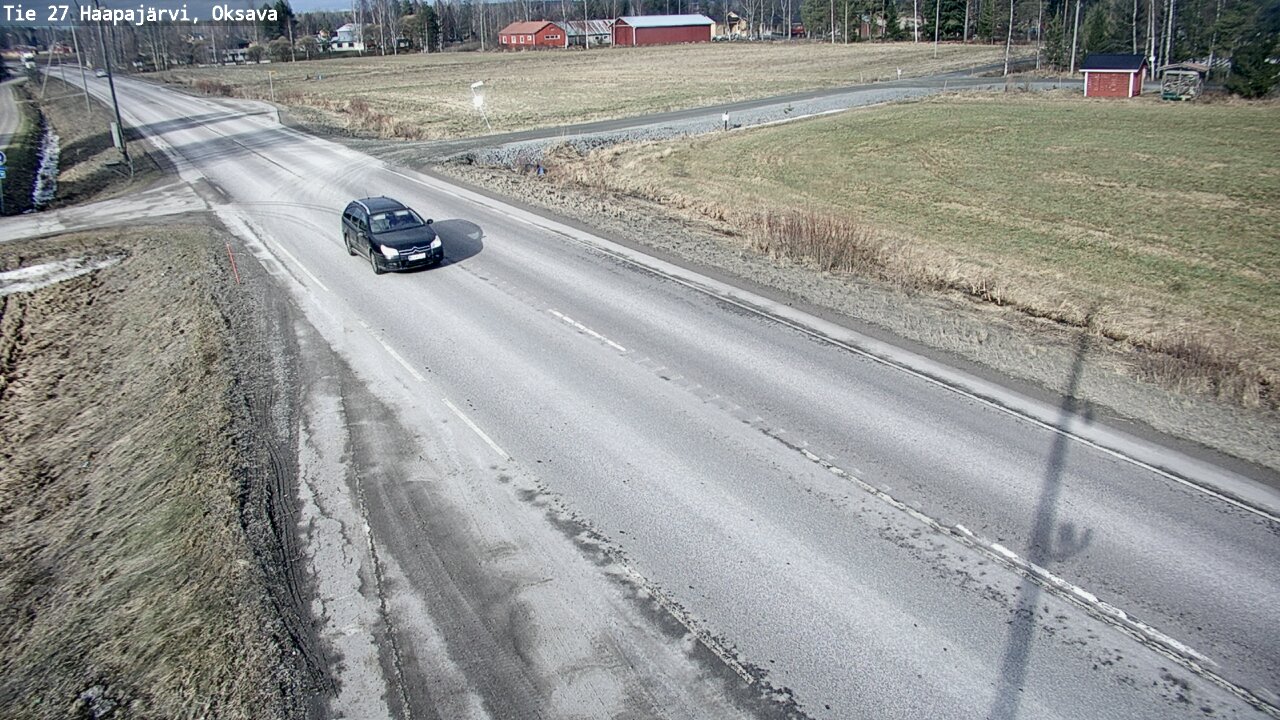 Weather Camera Image Road 27 Haapajärvi, Oksava, Haapajärvi, Pohjois-Pohjanmaa