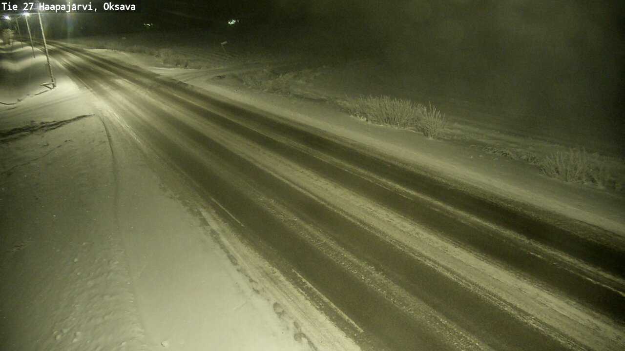 Kelikamerat Kuva Tie 27 Haapajärvi, Oksava, Haapajärvi, Pohjois-Pohjanmaa