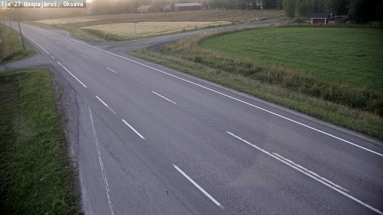 Kelikamerat Kuva Tie 27 Haapajärvi, Oksava, Haapajärvi, Pohjois-Pohjanmaa
