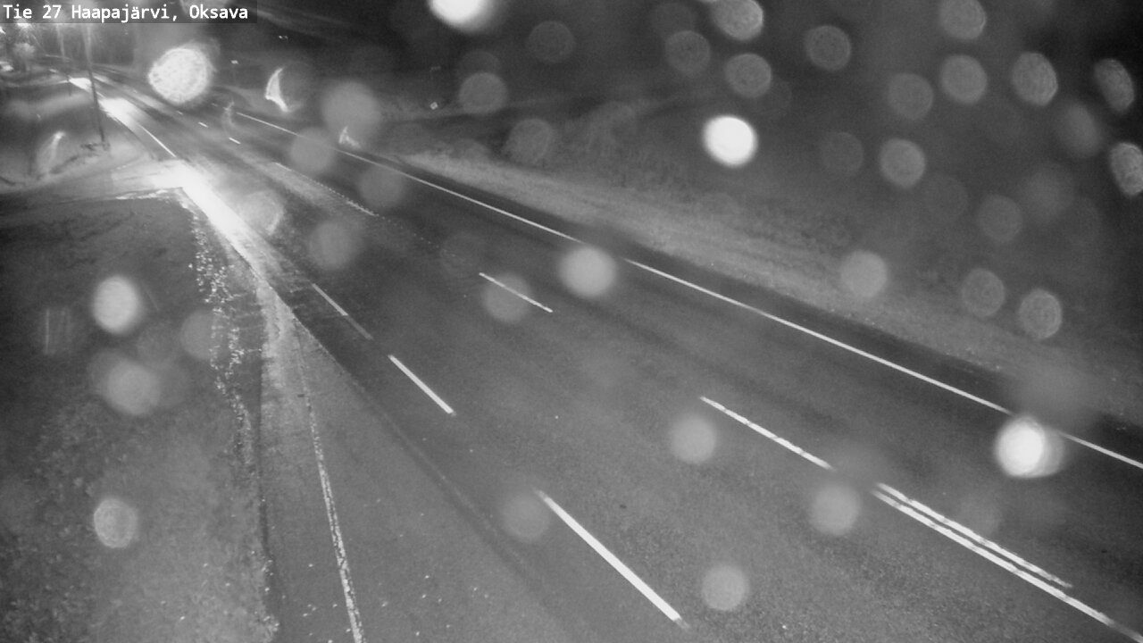Weather Camera Image Road 27 Haapajärvi, Oksava, Haapajärvi, Pohjois-Pohjanmaa