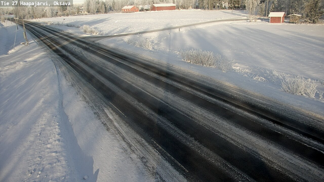 Weather Camera Image Road 27 Haapajärvi, Oksava, Haapajärvi, Pohjois-Pohjanmaa