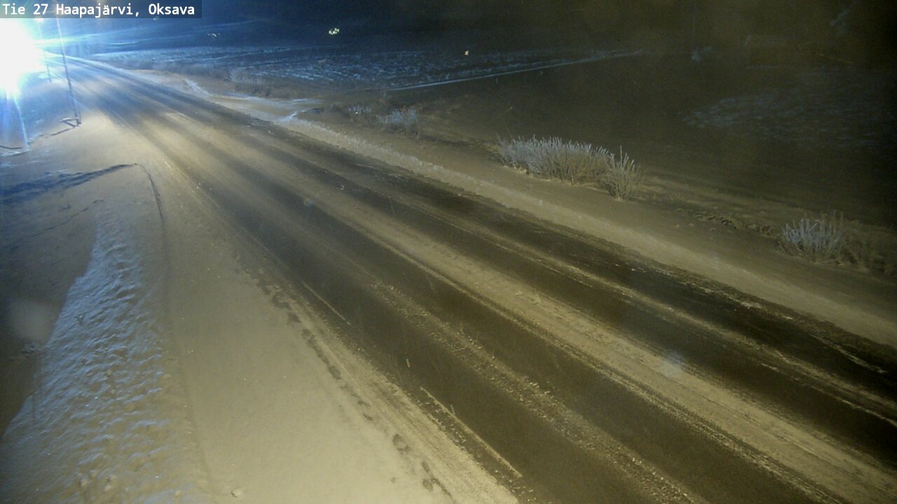 Kelikamerat Kuva Tie 27 Haapajärvi, Oksava, Haapajärvi, Pohjois-Pohjanmaa