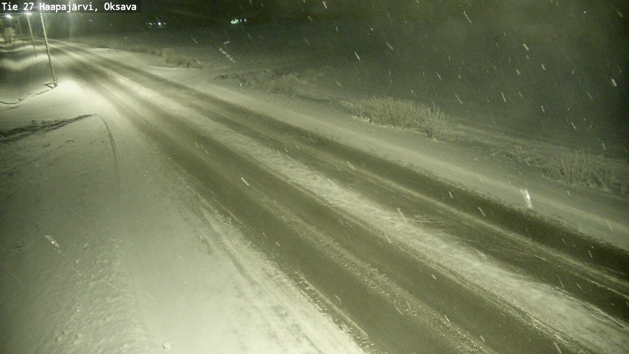 Kelikamerat Kuva Tie 27 Haapajärvi, Oksava, Haapajärvi, Pohjois-Pohjanmaa
