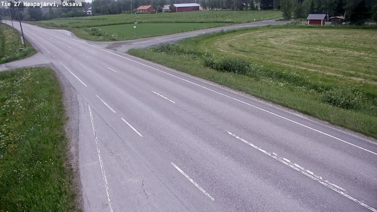 Kelikamerat Kuva Tie 27 Haapajärvi, Oksava, Haapajärvi, Pohjois-Pohjanmaa