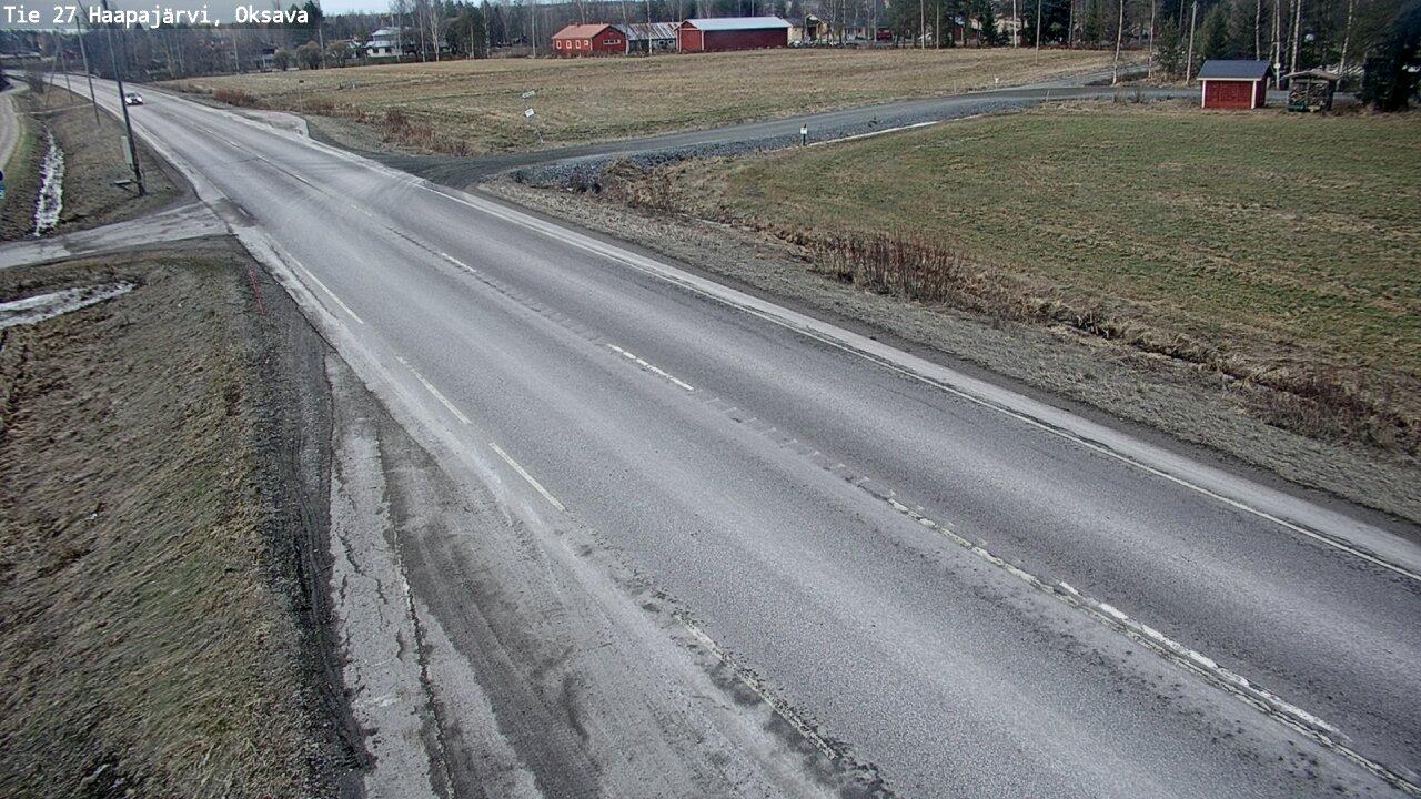 Weather Camera Image Road 27 Haapajärvi, Oksava, Haapajärvi, Pohjois-Pohjanmaa