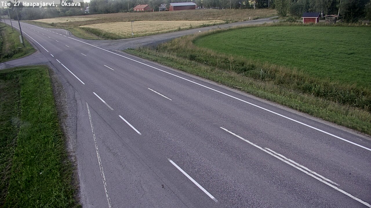 Kelikamerat Kuva Tie 27 Haapajärvi, Oksava, Haapajärvi, Pohjois-Pohjanmaa