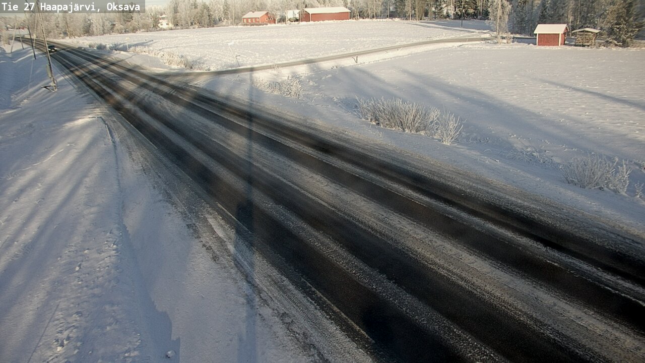 Weather Camera Image Road 27 Haapajärvi, Oksava, Haapajärvi, Pohjois-Pohjanmaa