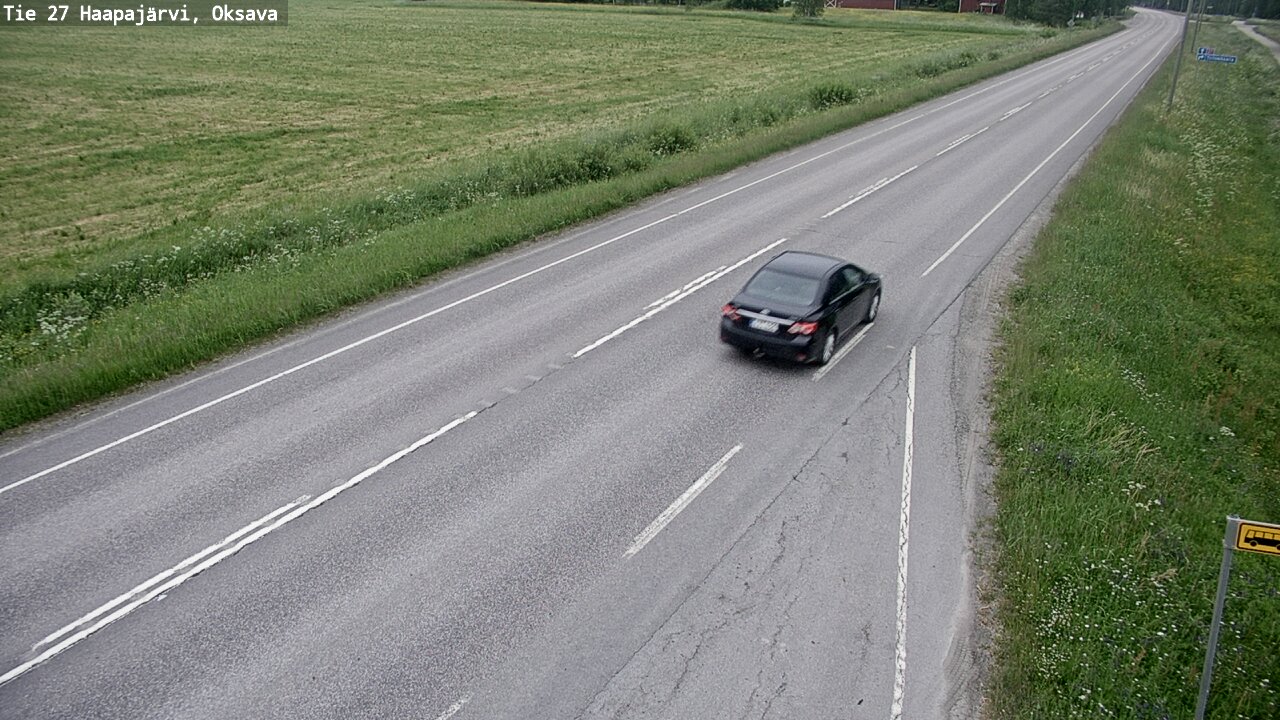 Kelikamerat Kuva Tie 27 Haapajärvi, Oksava, Haapajärvi, Pohjois-Pohjanmaa