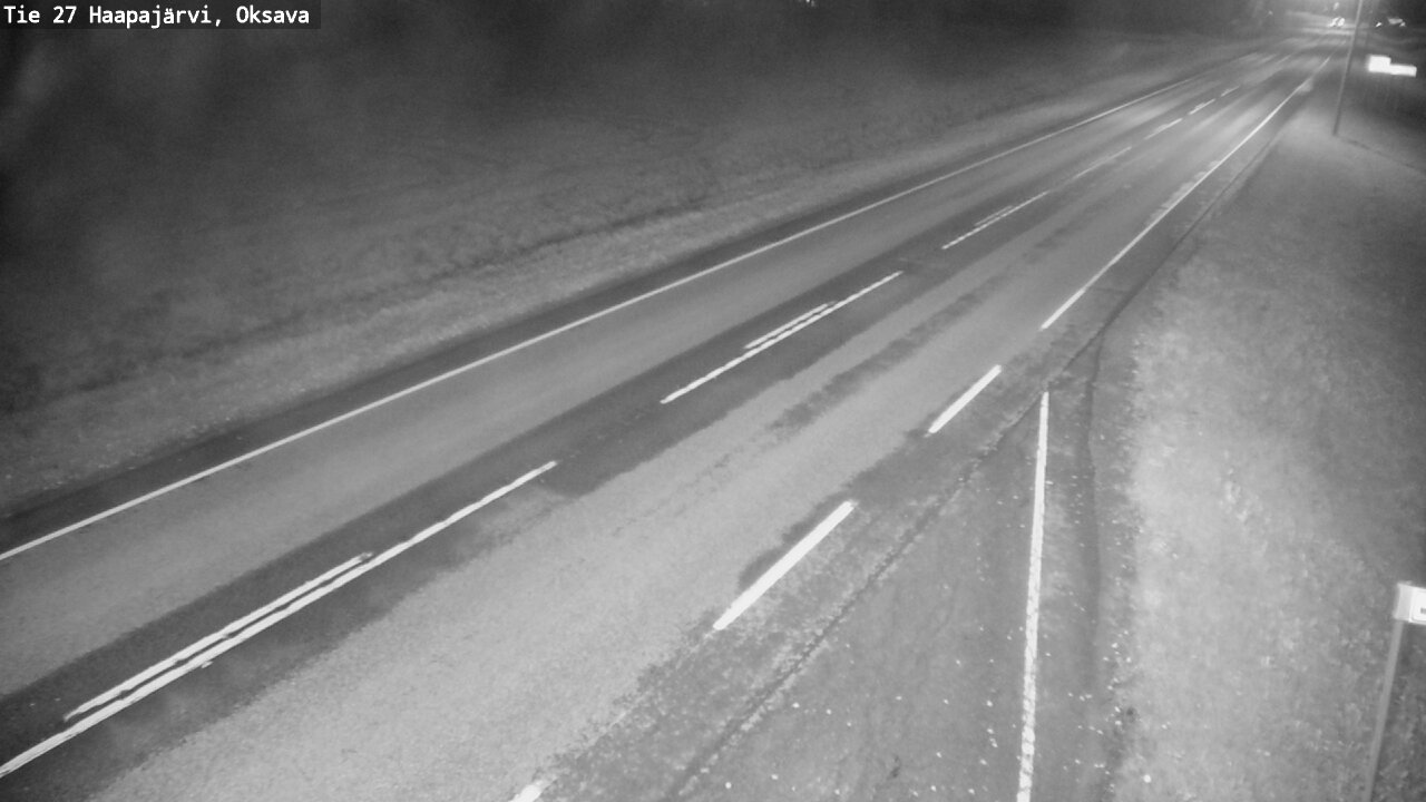 Weather Camera Image Road 27 Haapajärvi, Oksava, Haapajärvi, Pohjois-Pohjanmaa