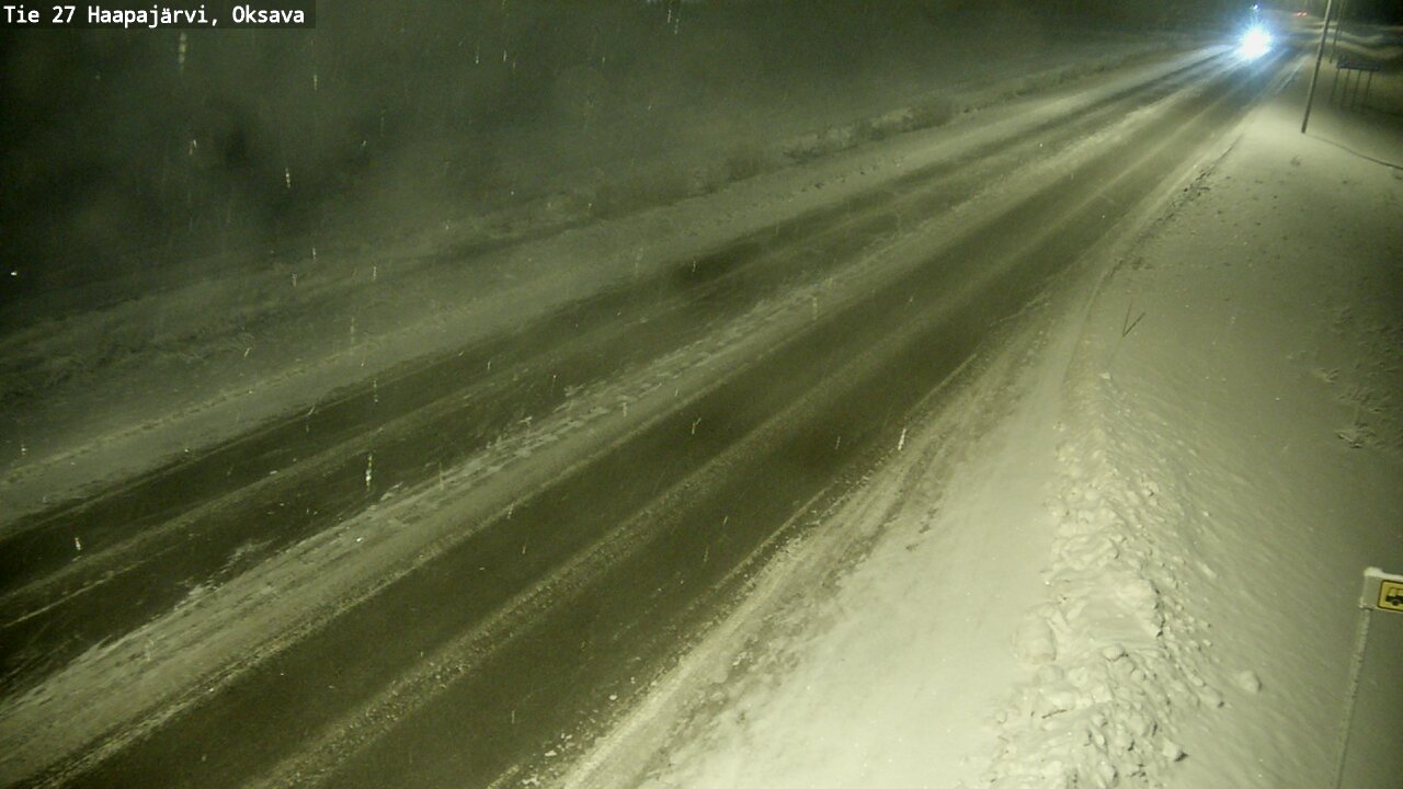 Kelikamerat Kuva Tie 27 Haapajärvi, Oksava, Haapajärvi, Pohjois-Pohjanmaa