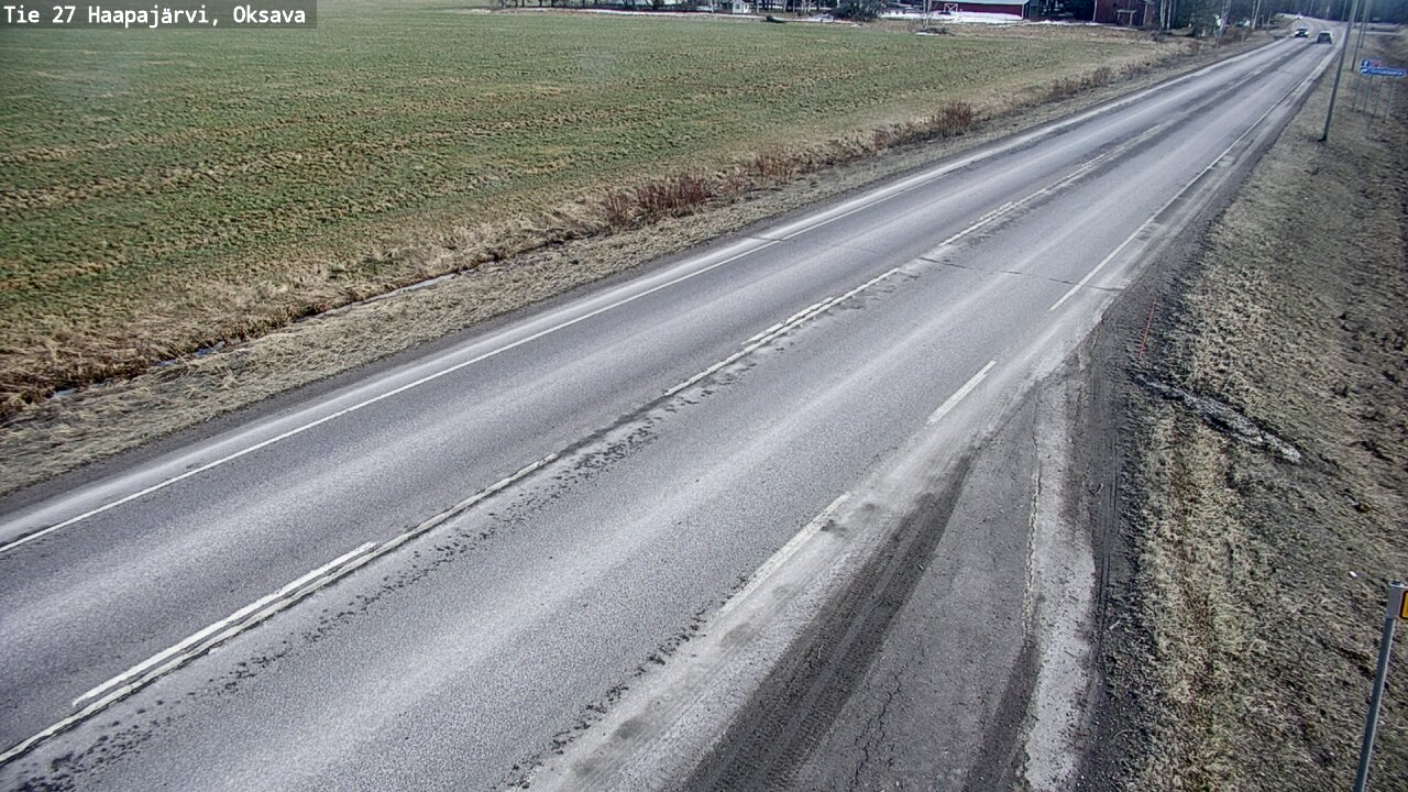 Weather Camera Image Road 27 Haapajärvi, Oksava, Haapajärvi, Pohjois-Pohjanmaa