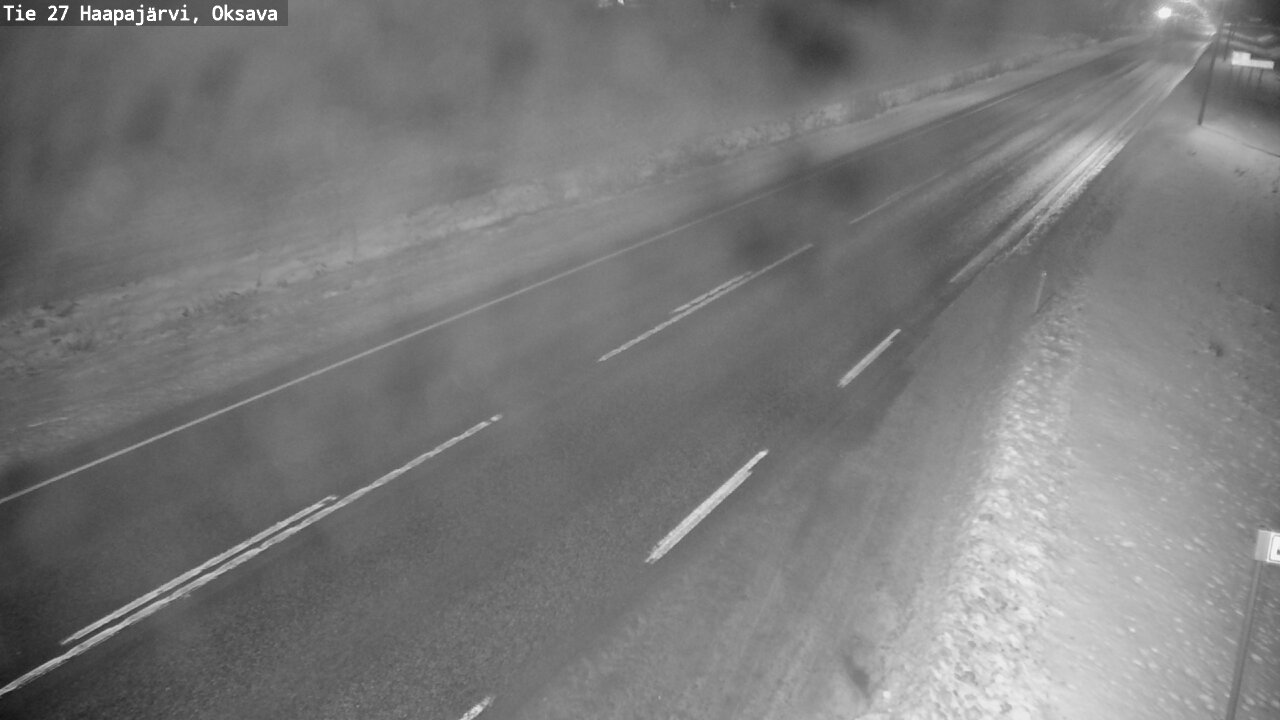 Weather Camera Image Road 27 Haapajärvi, Oksava, Haapajärvi, Pohjois-Pohjanmaa