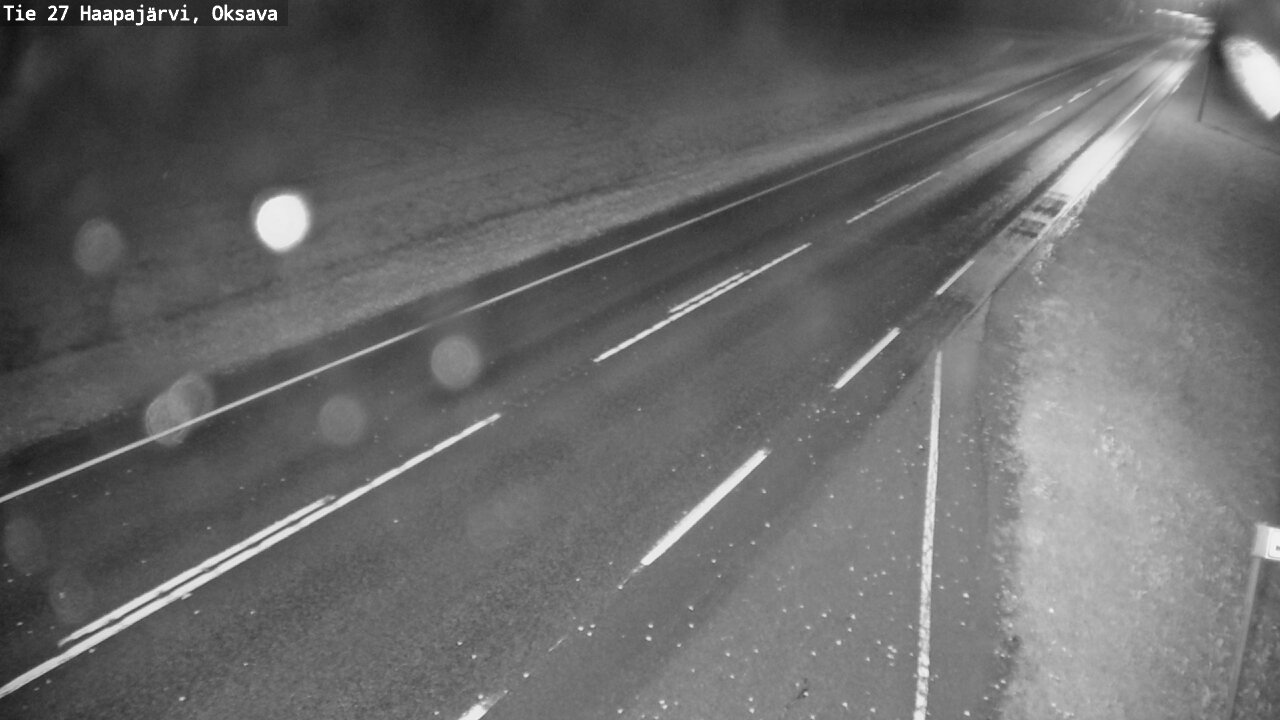 Weather Camera Image Road 27 Haapajärvi, Oksava, Haapajärvi, Pohjois-Pohjanmaa