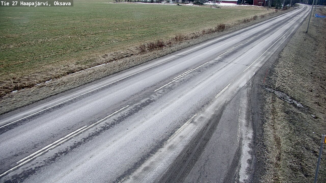Weather Camera Image Road 27 Haapajärvi, Oksava, Haapajärvi, Pohjois-Pohjanmaa