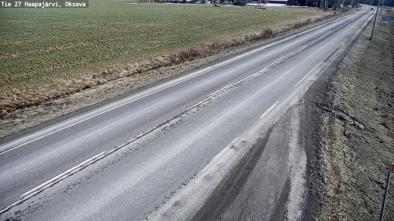 Weather Camera Image Road 27 Haapajärvi, Oksava, Haapajärvi, Pohjois-Pohjanmaa