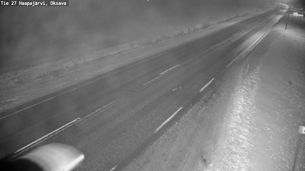 Weather Camera Image Väg 27 Haapajärvi, Oksava, Haapajärvi, Pohjois-Pohjanmaa