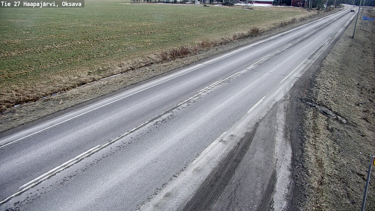 Weather Camera Image Road 27 Haapajärvi, Oksava, Haapajärvi, Pohjois-Pohjanmaa