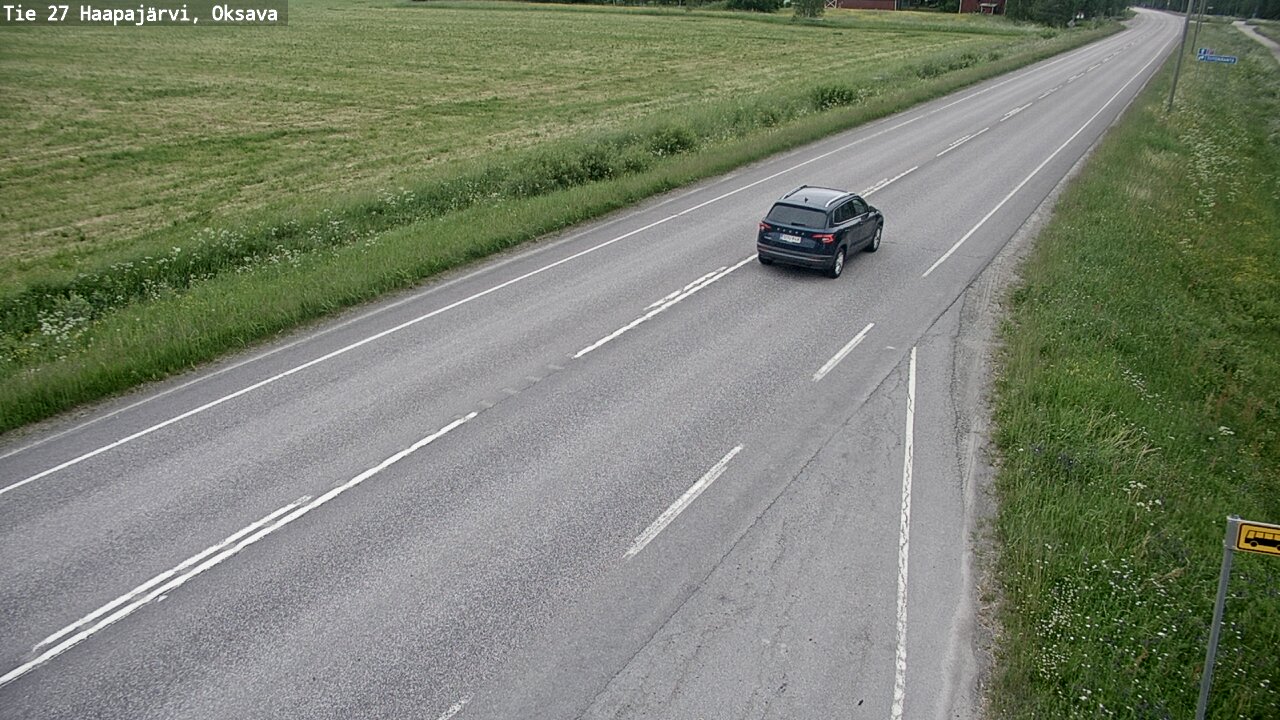 Kelikamerat Kuva Tie 27 Haapajärvi, Oksava, Haapajärvi, Pohjois-Pohjanmaa