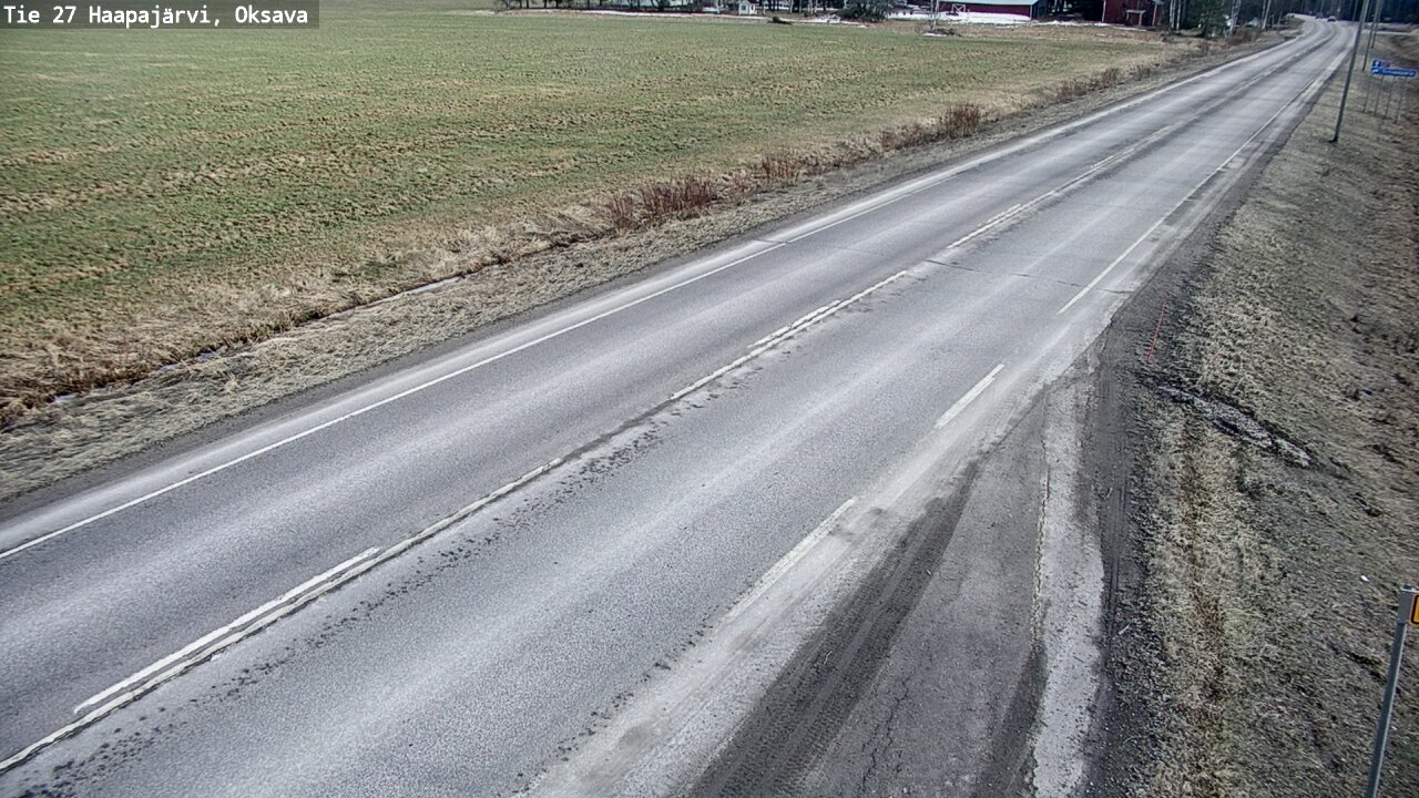 Weather Camera Image Road 27 Haapajärvi, Oksava, Haapajärvi, Pohjois-Pohjanmaa