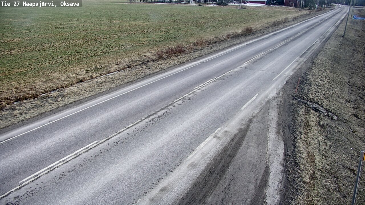 Weather Camera Image Road 27 Haapajärvi, Oksava, Haapajärvi, Pohjois-Pohjanmaa
