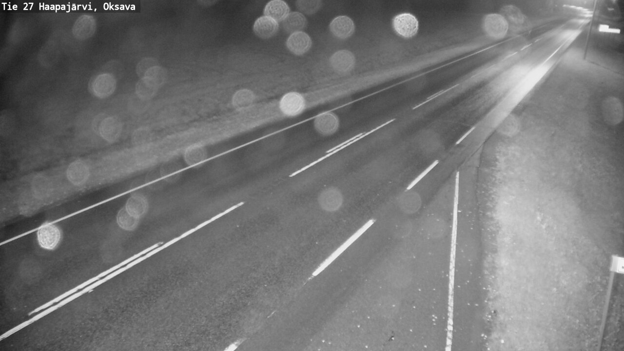 Weather Camera Image Road 27 Haapajärvi, Oksava, Haapajärvi, Pohjois-Pohjanmaa