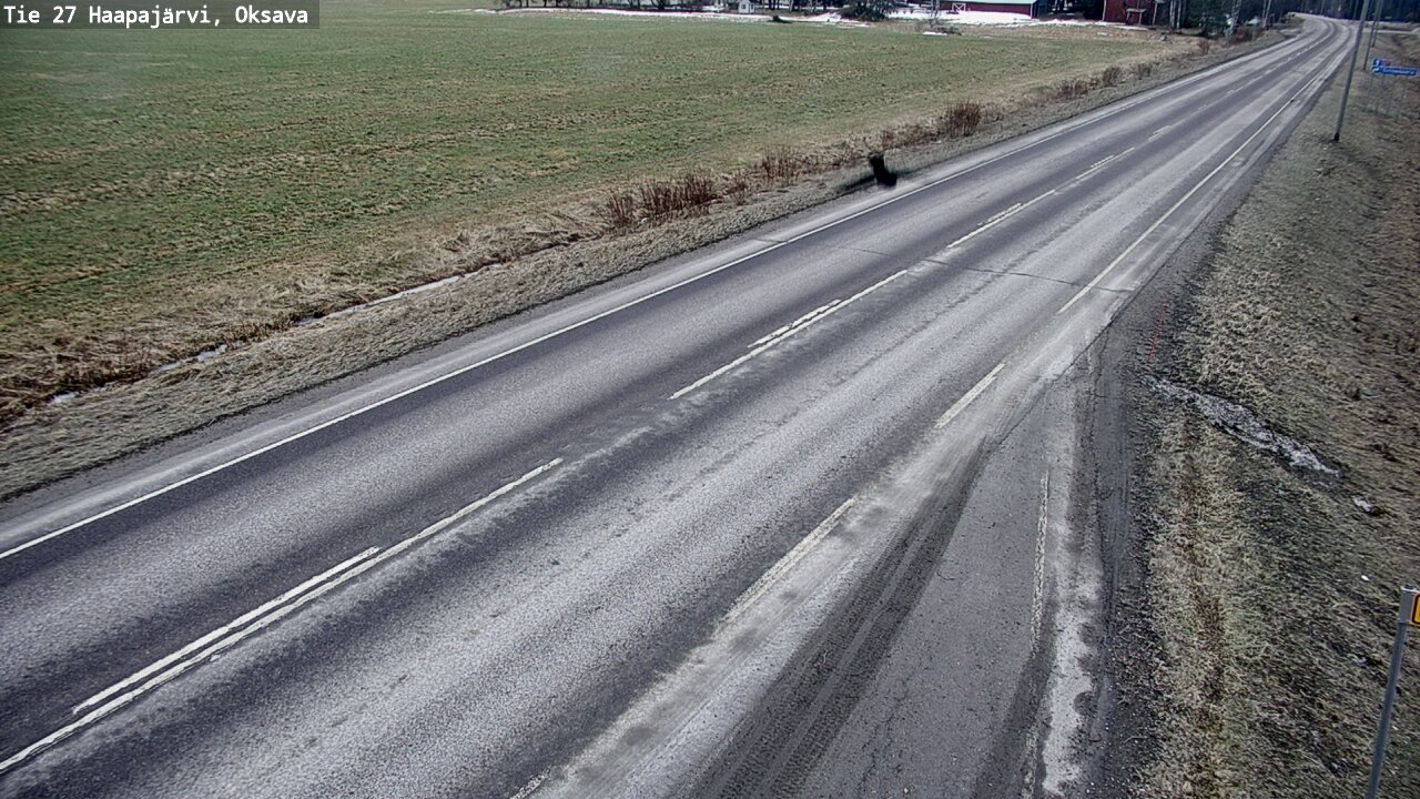 Weather Camera Image Road 27 Haapajärvi, Oksava, Haapajärvi, Pohjois-Pohjanmaa