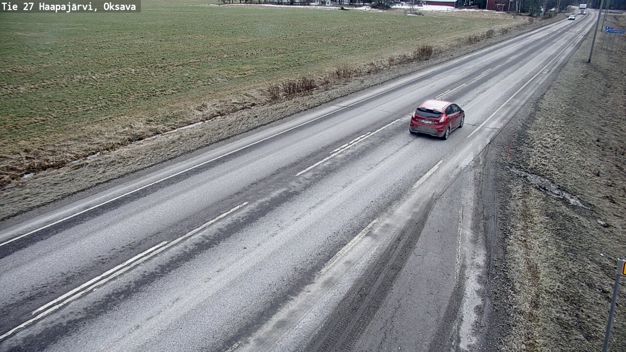 Weather Camera Image Road 27 Haapajärvi, Oksava, Haapajärvi, Pohjois-Pohjanmaa