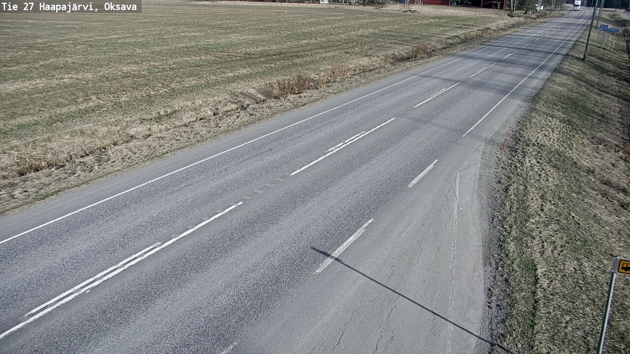 Kelikamerat Kuva Tie 27 Haapajärvi, Oksava, Haapajärvi, Pohjois-Pohjanmaa