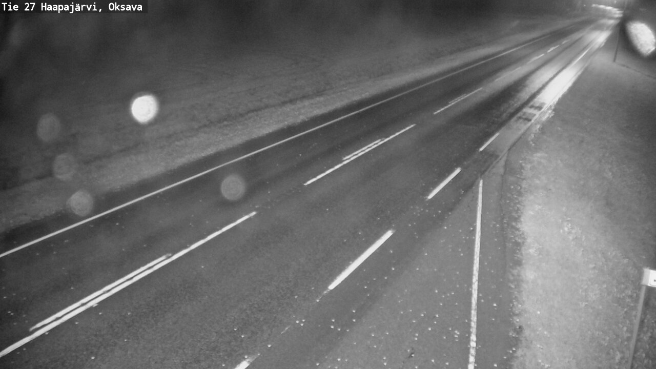 Weather Camera Image Road 27 Haapajärvi, Oksava, Haapajärvi, Pohjois-Pohjanmaa