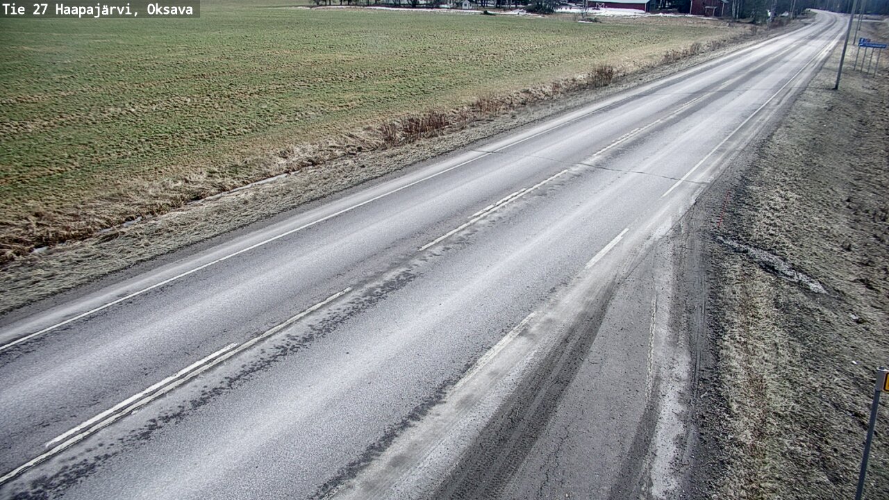 Weather Camera Image Road 27 Haapajärvi, Oksava, Haapajärvi, Pohjois-Pohjanmaa