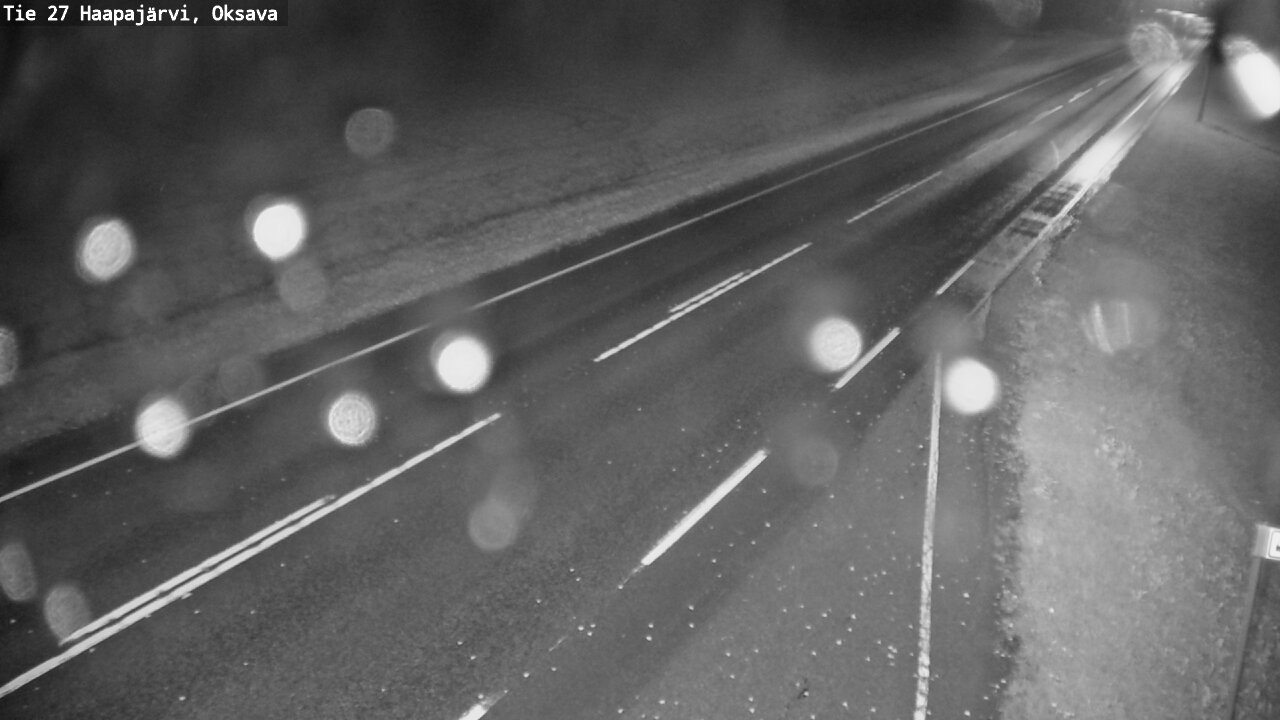 Weather Camera Image Road 27 Haapajärvi, Oksava, Haapajärvi, Pohjois-Pohjanmaa