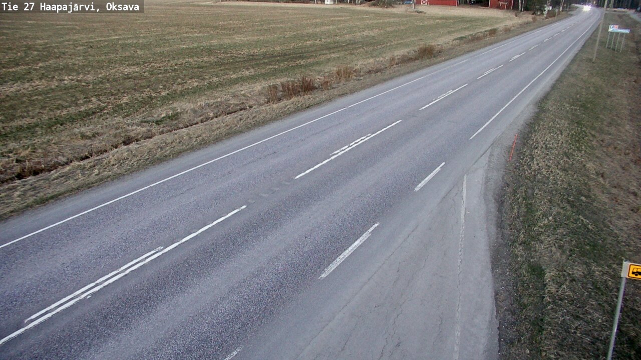 Kelikamerat Kuva Tie 27 Haapajärvi, Oksava, Haapajärvi, Pohjois-Pohjanmaa