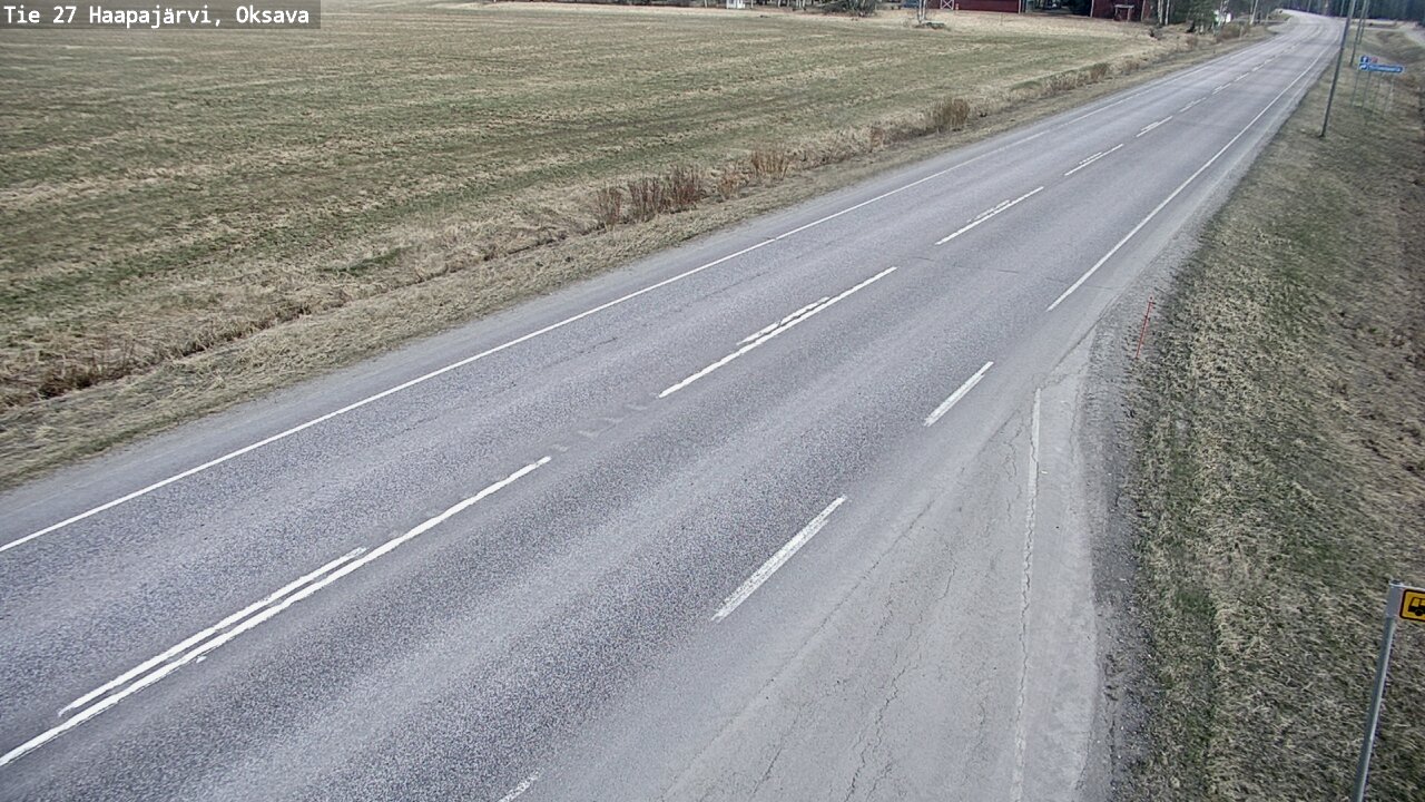 Kelikamerat Kuva Tie 27 Haapajärvi, Oksava, Haapajärvi, Pohjois-Pohjanmaa